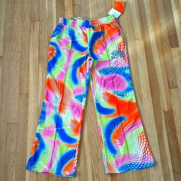 Fubu x forever 21 NWT tie-dye watercolor casual track pants - Picture 1 of 5